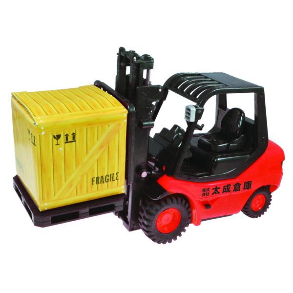 童友社 1/20 ミニフォークリフト レッド RC建機シリーズ 完成品