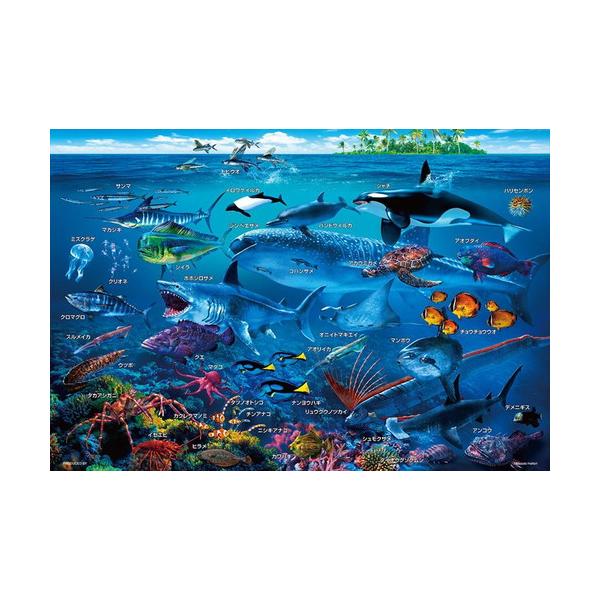 ジグソーパズル 100ピース 学べるパズル 海の生物おぼえちゃおう！ 26