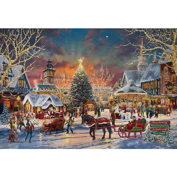 ジグソーパズル 1000ピース キンケード クリスマス フェスティバル 72