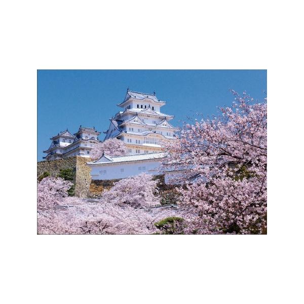 ジグソーパズル 500ピース 桜香しい姫路城（兵庫） 38×53cm 05-1096
