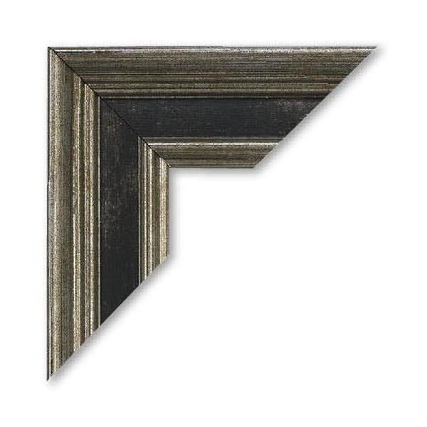 ジグソーパズル用 ヴィンテージフレームソリッド NO.10 ブラック＆シルバー 50x75cm 17000-1003■メーカー：やのまん(YANOMAN)