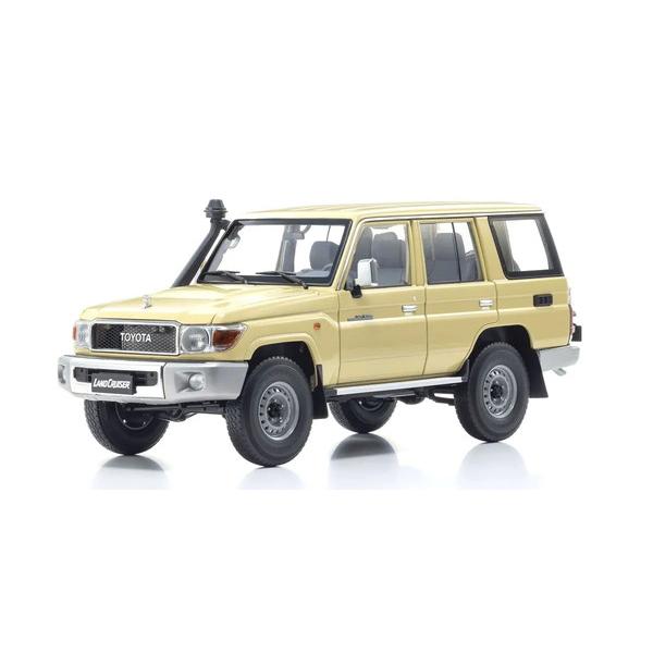 KYOSHO 1/18 トヨタ ランドクルーザー 76 2017 (ベージュ) 京商 ミニカー | ALMOST REAL by KYOSHO 1/18 トヨタ ランドクルーザー