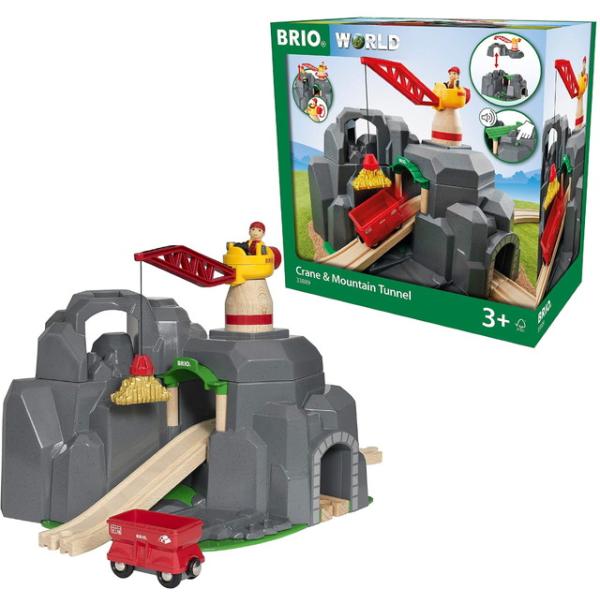 最大97％オフ！ ブリオ BRIO WORLD 大きい クレーン と レール 車両