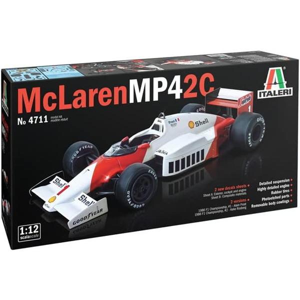 イタレリ 1/12 マクラーレン MP4/2C(日本語説明書付属) プラモデル
