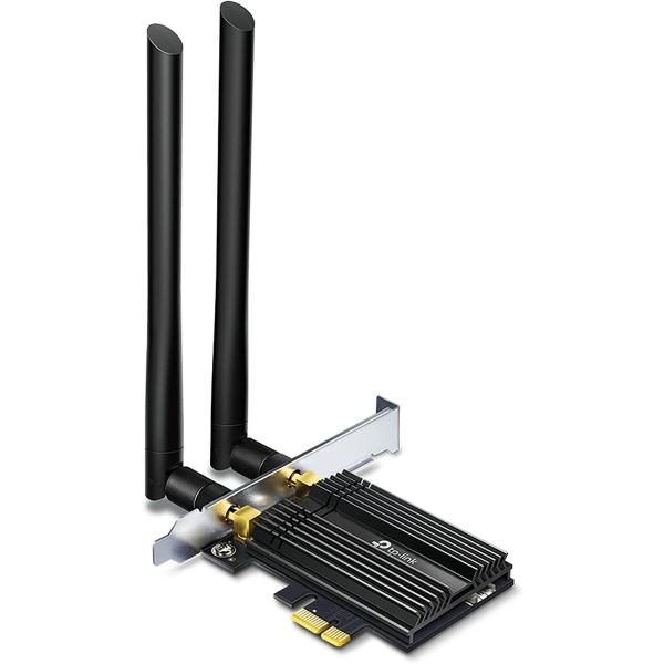 TP-Link WiFi CX A_v^[ LAN Wi-Fi6 PCI-Express Bluetooth5.2 2402Mbps+ 574Mbps Archer TX50E Bluetooth5.2@PCIe A_v^[3Nۏ