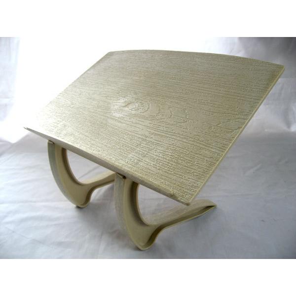 邦楽用 組み立て式座奏用見台(譜面台) 樹脂製 ケース付き 桐色