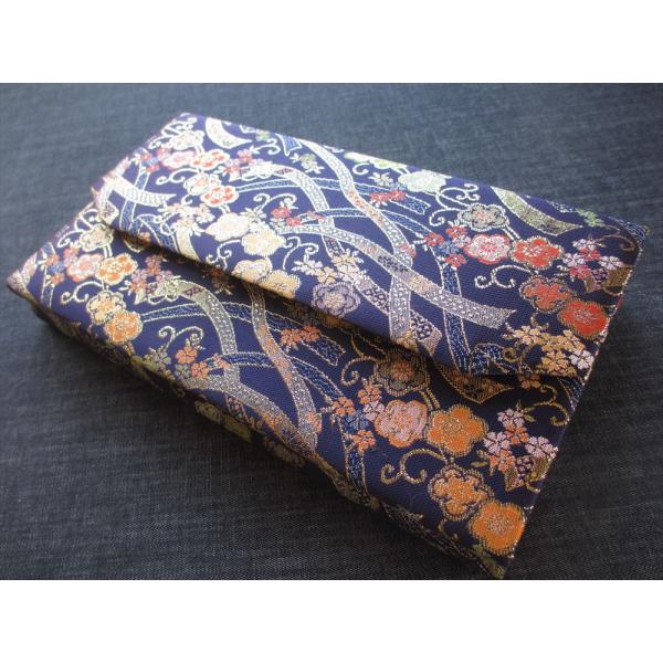 三味線撥入れ(バチ入れ/2丁撥入れ/撥ケース) 2丁用 平型 【大】 007