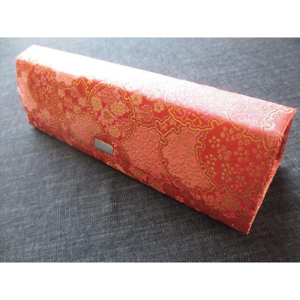 13絃 琴柱入れ(箏柱入れ/琴柱ケース) 錦 23.5cm 先ホック式 007