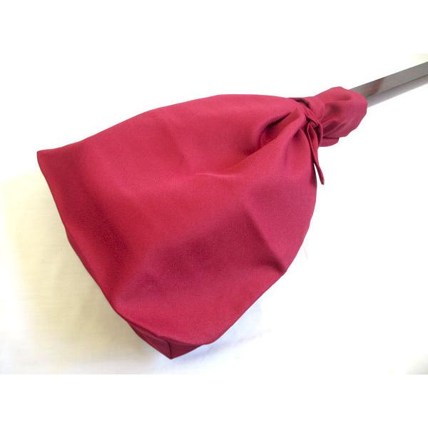 三味線胴袋 津軽・太棹三味線用 ウーリー素材 エンジ色 : TPmusic