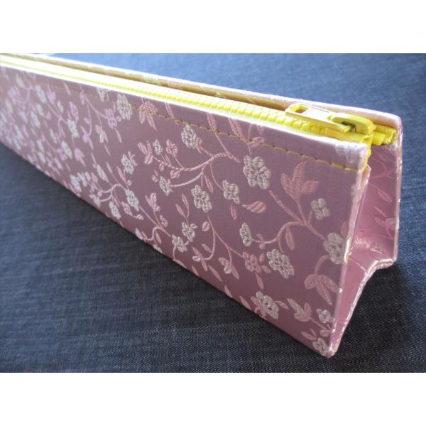 17絃 琴柱入れ(箏柱入れ/琴柱ケース) 三角 46cm チャック式 003