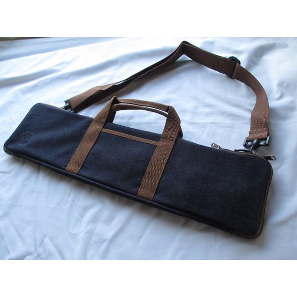 横笛ケース 篠笛(しの笛) ソフトケース ショルダー付 2色 デニム