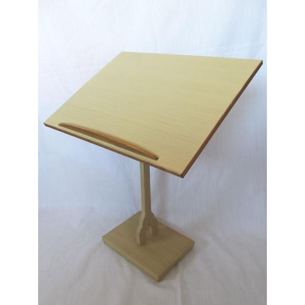 邦楽用 組み立て式座奏用見台(譜面台) 一本足見台 総桐製 日本製