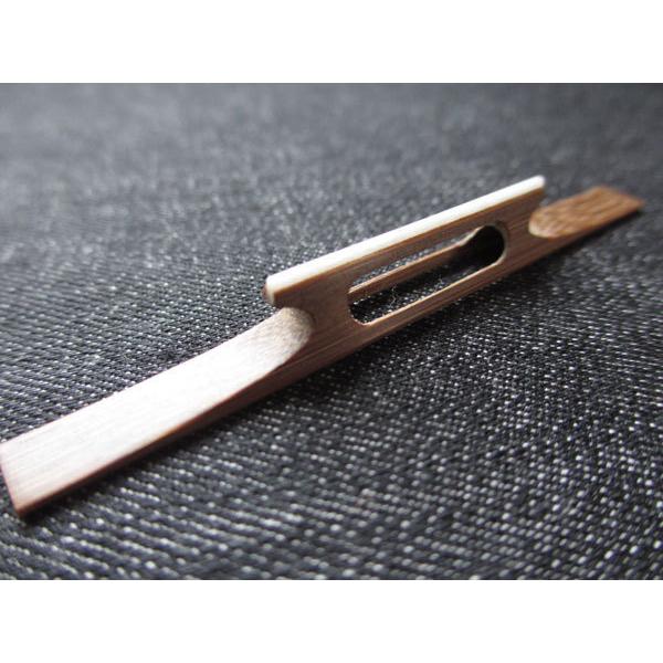 津軽三味線 天然素材竹アーチ駒 2分2厘 津軽三味線 二本溝