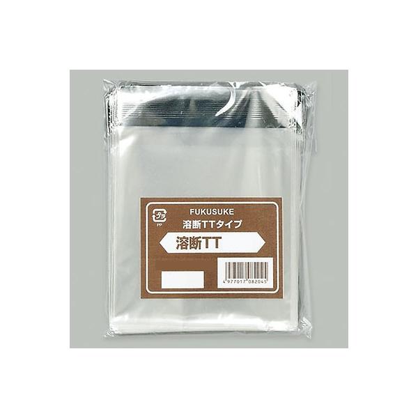 福助工業 OP溶断袋 溶断TTタイプ（テープ付） No.1 （1000枚）巾70×長さ100+口ずらし30mm