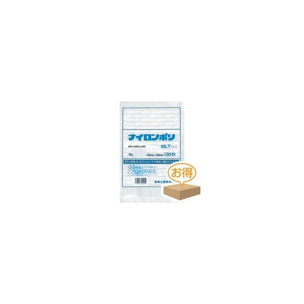福助工業 ナイロンポリ MLTタイプ規格袋 No.5B （2600枚）巾140×長さ
