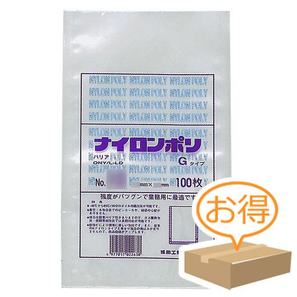 福助工業 ナイロンポリ Gタイプ規格袋 No.10B4 （2000枚）巾170×長さ