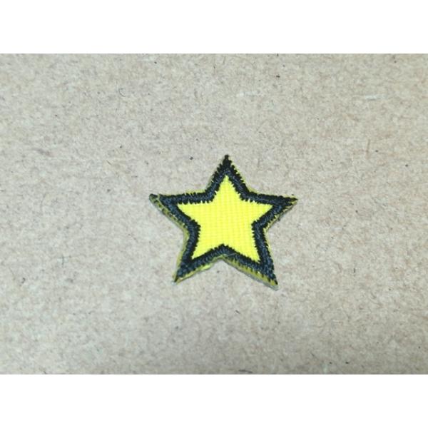 オーダー/縁取り刺繍ワッペン星スター/2cmから4.5cm
