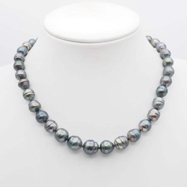 J926 バロックパール 真珠 SV925刻印 ネックレス シルバー デザイン 6