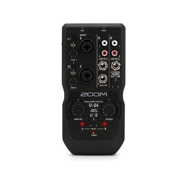 平行輸入品】Zoom オーディオインターフェイス U-24 ブルー : Trade