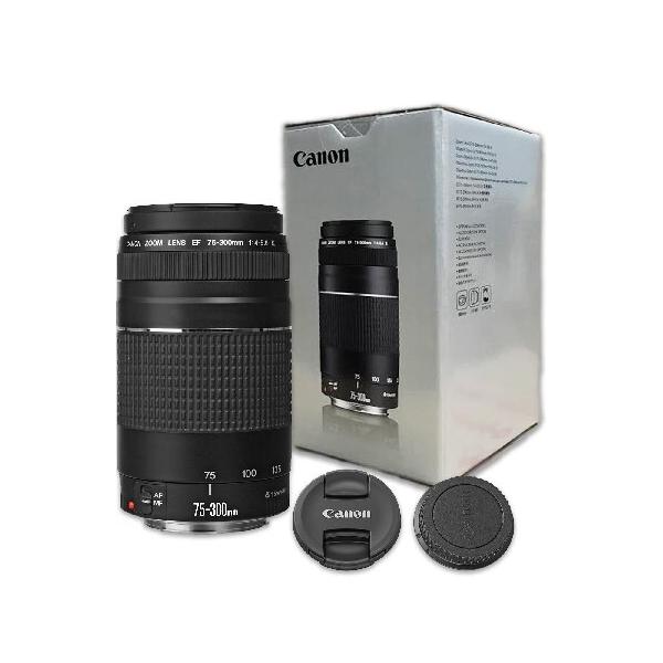 平行輸入品】Canon 一眼レフカメラ用レンズ 75-300mm ブラック : Trade