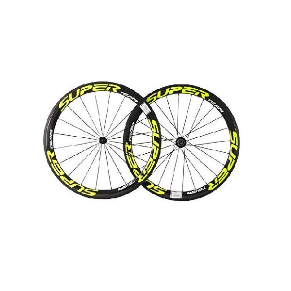 m*9様 【未使用品】SUPERTEAM 40mm前後カーボンホイール700Cデ 平行輸入品】Superteam カーボンファイバー ロードバイクホイール 700C