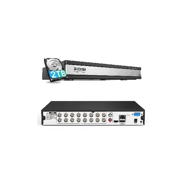 平行輸入品】ZOSI DVR for Security Camera,H.265+ Full 1080P Video