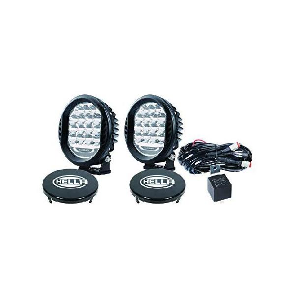 【平行輸入品】HELLA 358117171 ValueFit 500 LEDドライビングランプキット、2パック