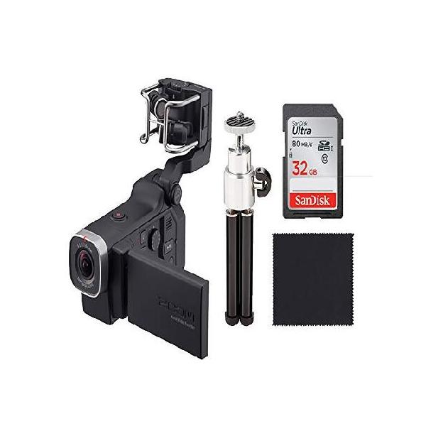 平行輸入品】Zoom Q8 ハンディビデオレコーダー HDビデオカメラ + 4