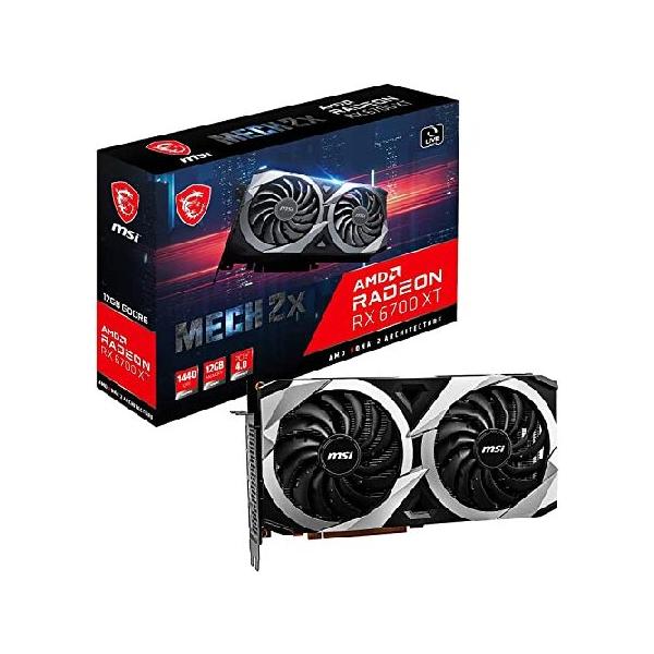 グラフィックボード・グラボ・ビデオカード msi rx6700xt 12g oc MSI 【平行輸入品】MSI グラフィックスカード RX 6700 XT MECH 2X 12G