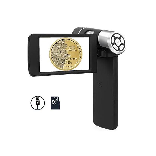 平行輸入品】Andonstar AD203 手持ちデジタル顕微鏡、1080P FHD