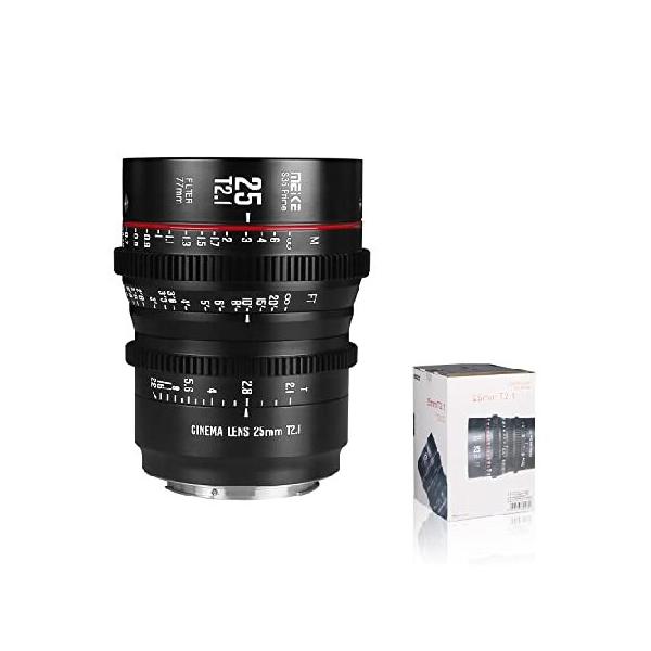 平行輸入品】Meike 25mm T2.1 S35 マニュアルフォーカス 広角プライム