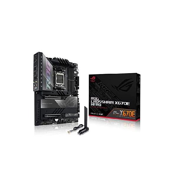 平行輸入品】ASUS ROG Crosshair X670E Hero (WiFi 6E) Socket AM5 