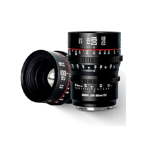 MEIKE 100mm s35 prime T2.1 シネマレンズ　EFマウント 平行輸入品】Meike 100mm T2.1 S35 マニュアルフォーカス 広角