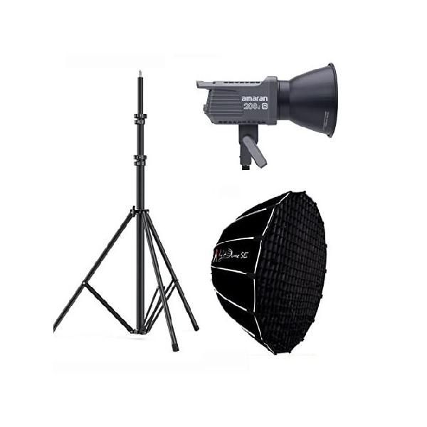 平行輸入品】Aputure Amaran 200d S + Light Dome SE ソフトボックスと