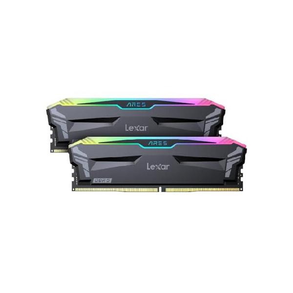平行輸入品】Lexar ARES RGB 32GB (2x16GB) DDR5 RAM 5600MT/s CL32