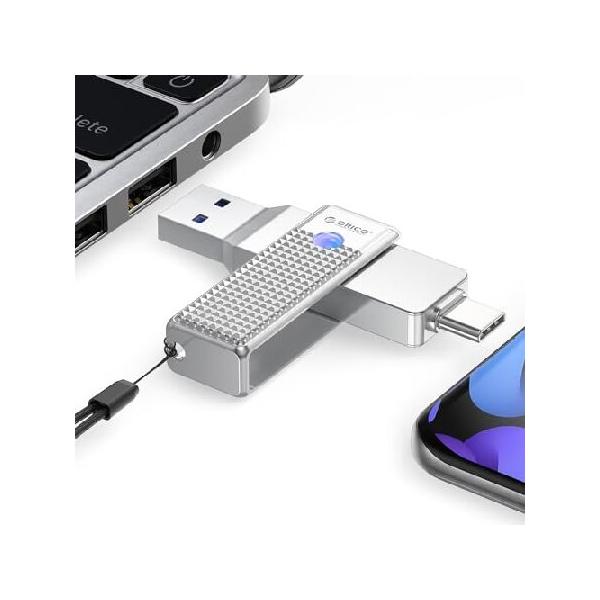 平行輸入品】ORICO (オリコ) USB C フラッシュドライブ 256GB 405MB/s