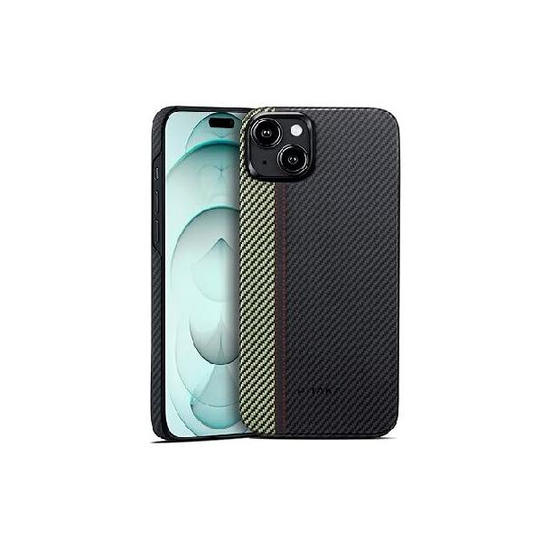 平行輸入品】PITAKA iPhone 15 Plus用ケース MagSafe対応 スリム＆軽量