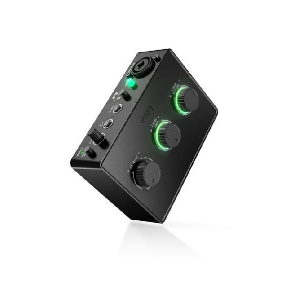 【平行輸入品】FIFINE PC Audio Mixer for Recording Music, USB Interface for Stre