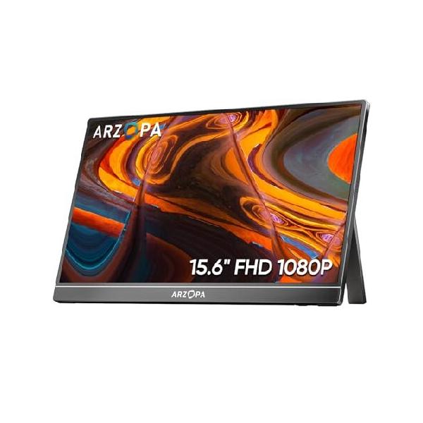 平行輸入品】ARZOPA 15.6インチ モバイルモニター ポータブル