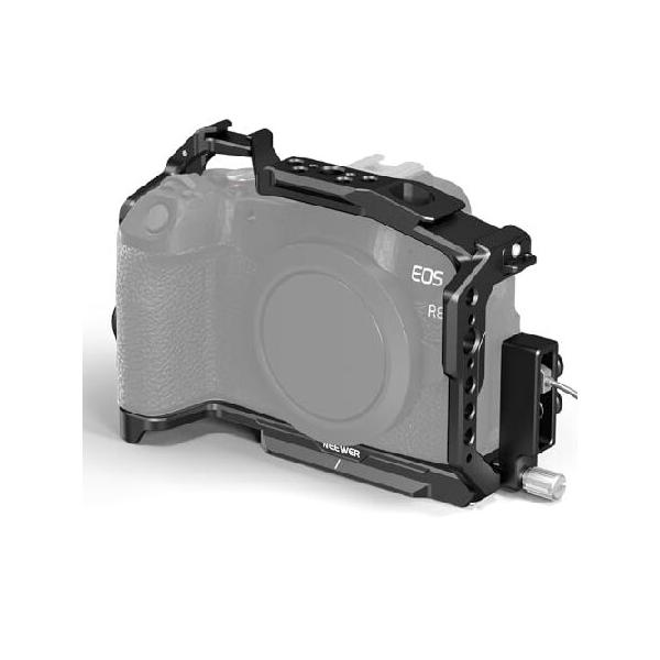 平行輸入品】NEEWER EOS R8 カメラケージ HDMIケーブルクランプ/NATO