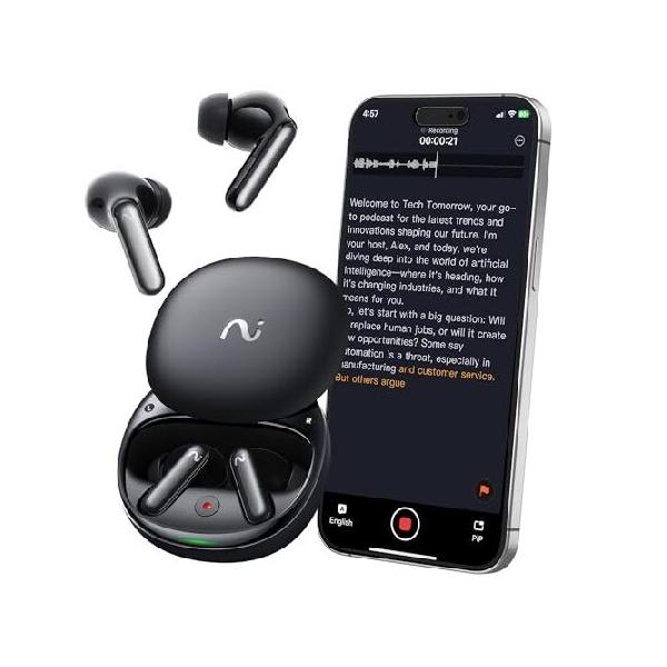 平行輸入品】RecDot AIボイスレコーダーイヤホン viaim AIミーティング