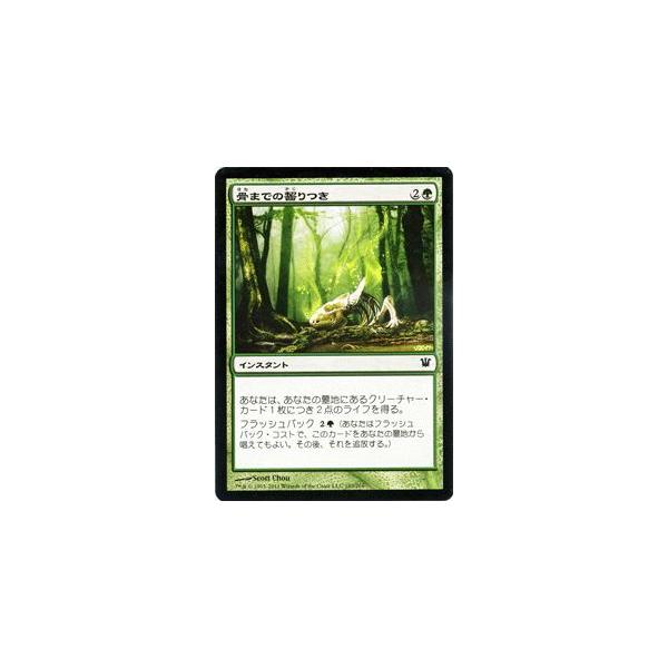【ご確認用】イニストラード foil 骨までの齧りつき 日本語 1枚 MTG Magic: The Gathering マジック・ザ・ギャザリング 骨までの齧りつき