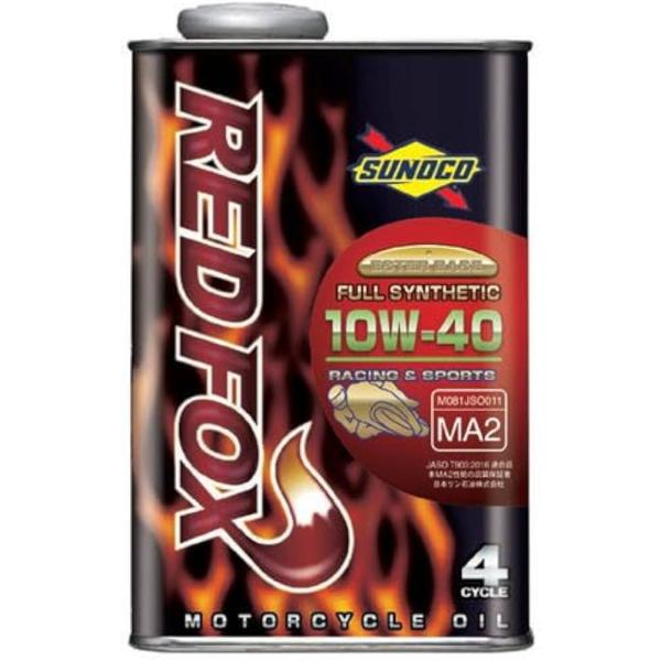 SUNOCO REDFOX RACING &amp; SPORT 4サイクル オイル 10W40 1L