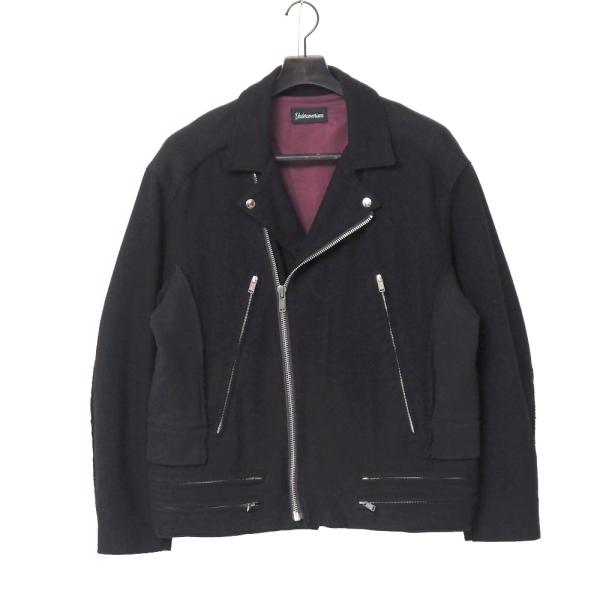 【UNDERCOVER_Undercoverism】SWEAT切替ライダース UNDERCOVERISM（アンダーカバイズム） 2022AW□UNDERCOVERISM アンダー
