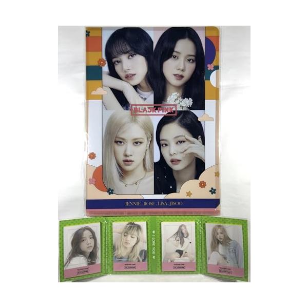BLACKPINK ブラックピンク グッズ ／ A4 クリアファイル + 4つ折り