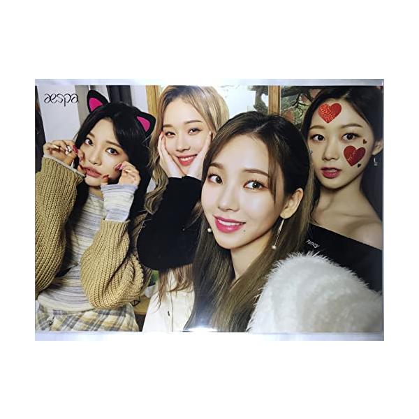 aespa エスパ グッズ ／ A3 ポスター 12枚 + ステッカー 1枚セット