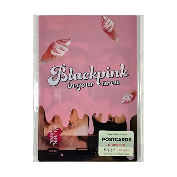 BLACKPINK ブラックピンク グッズ ／ 透明 ポストカード Transparent