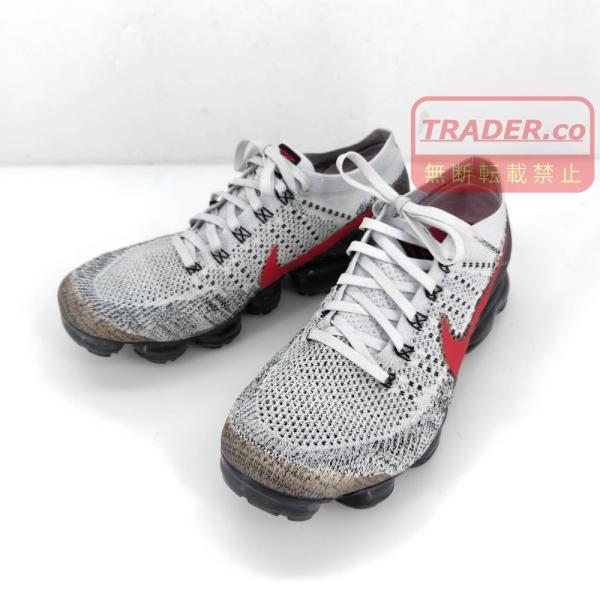 05w22091 ナイキ NIKE エアヴェイパーマックス OG AIR VAPORMAX OG グレー/レッド 27.5cm メンズ 849558-020 中古品 【館林店】