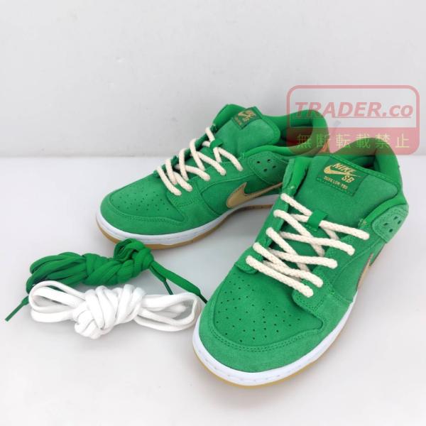 05w22155 ナイキエスビー NIKE SB DUNK LOW PRO ST. PATRICK'S DAY グリーン 27.5cm メンズ スニーカー BQ6817-303 中古品 【館林店】