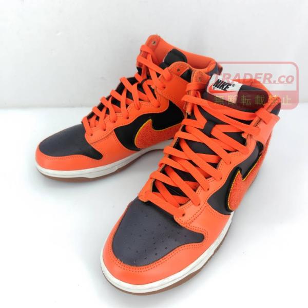 05w22157 ナイキ NIKE DUNK HIGH RETRO UNIVERSITY CHENILLE SWOOSH ブラック/セーフティオレンジ 27.0cm DR8805-002 中古品 【館林店】